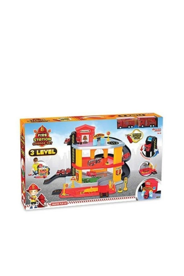 Dede 3 Katlı İtfaiye Garaj Seti - Resim 2