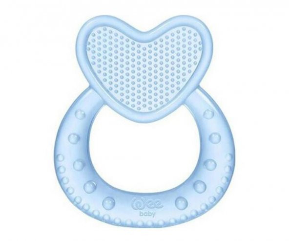 Wee Baby Kalpli Silikon Diş Kaşıyıcı - Mavi