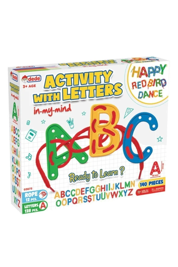 Kutulu Harflerle Aktivite 140 Parça Okul Öncesi Eğitim Seti - 2