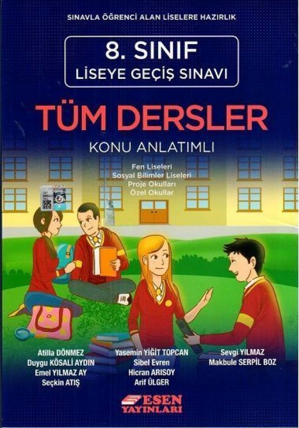 8. Sınıf LGS Tüm Dersler Konu Anlatımlı Esen Yayınları