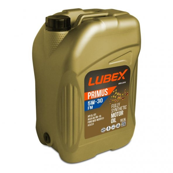 Lubex Primus FM 5W-30 10.5 Lt Tam Sentetik Motor Yağı