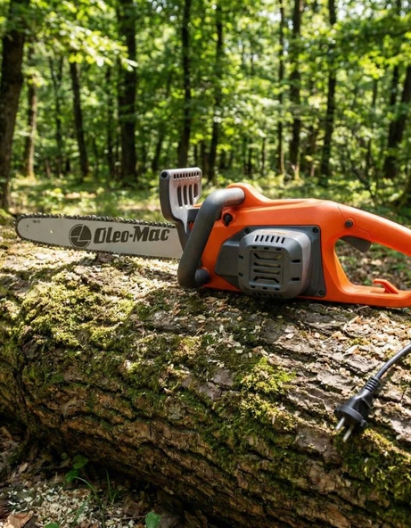 OLEOMAC GS210E ELEKTRİKLİ TESTERE - AĞAÇ MOTORU - 2000 WAT - Resim 3