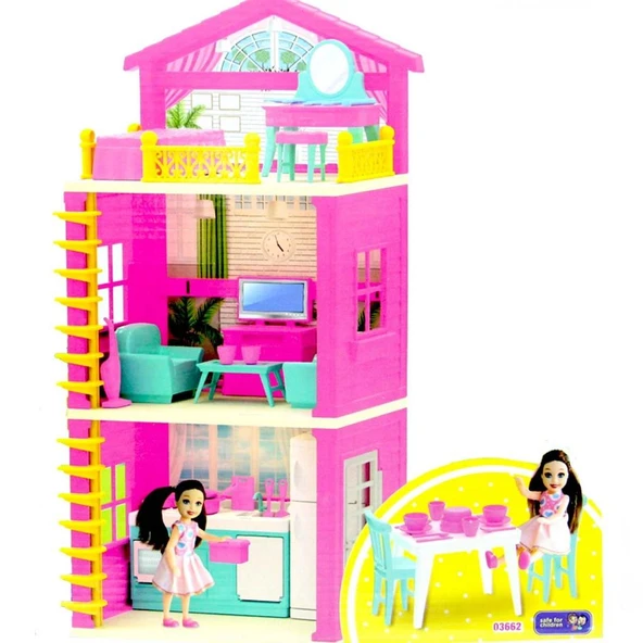 Nessiworld Lola'nın 3 Katlı Ev Seti - 4