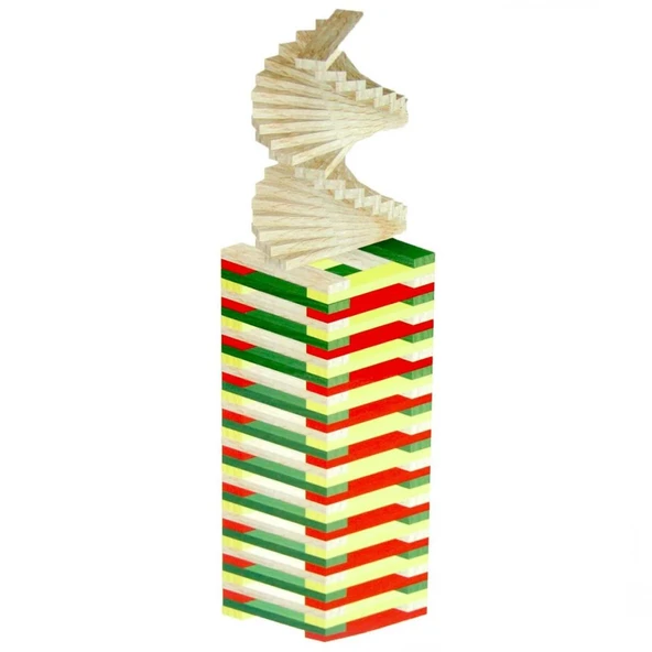 Nessiworld  Playwood Eğitici Sihirli Bloklar 100 Parça - 5