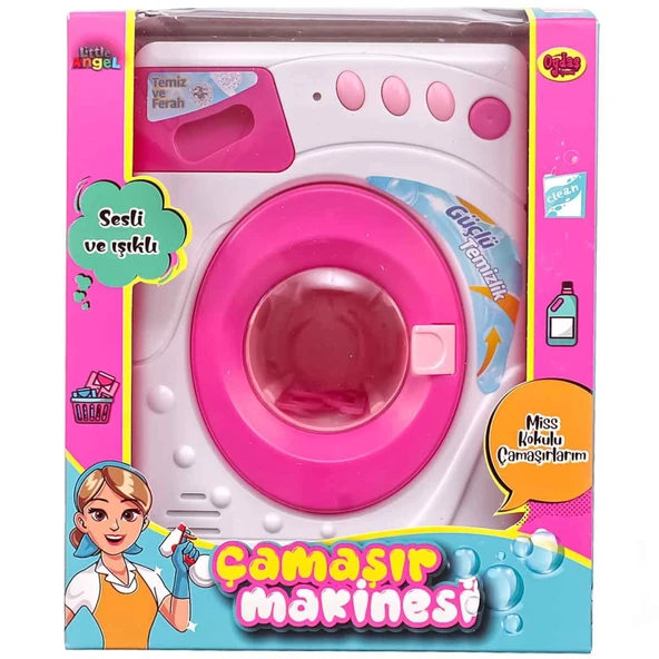 Nessiworld  Pilli Işıklı ve Sesli Çamaşır Makinesi 02604 - 2