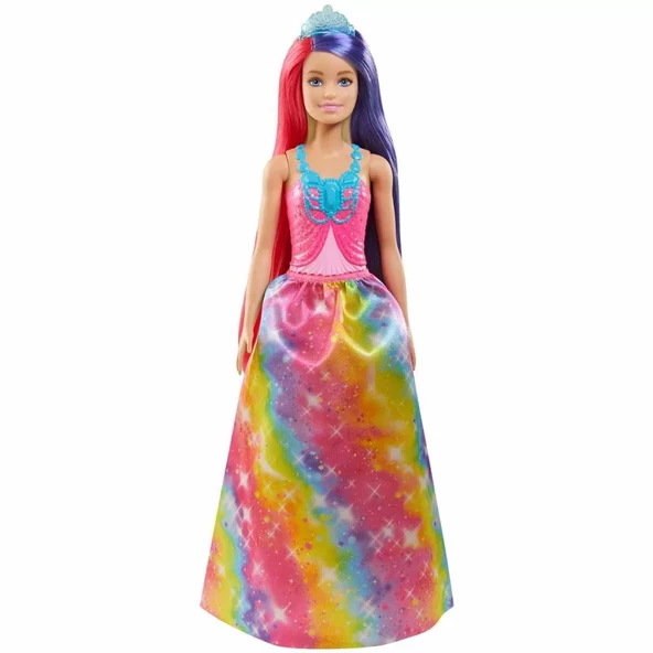 Nessiworld Barbie Dreamtopia Uzun Saçlı Bebekler GTF37 - 1