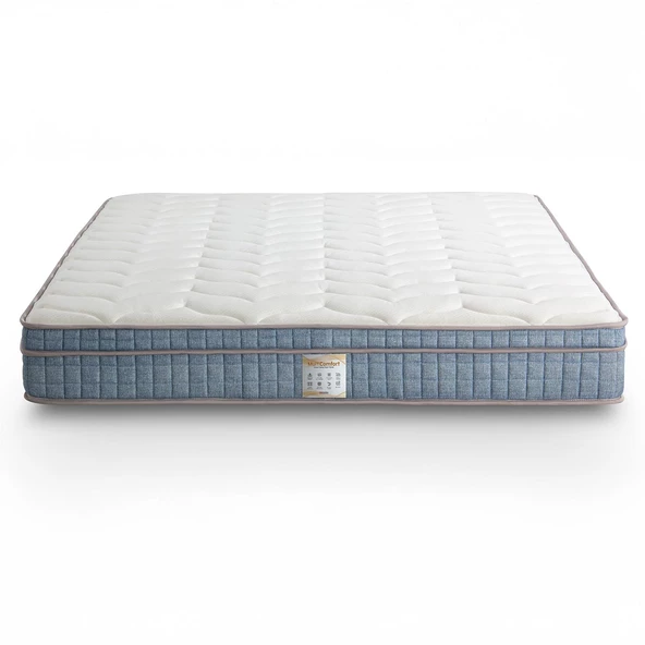 Homedius Multicomfort Çiftk Kişilik Ortopedik Yatak  Beyaz 160x200 - Resim 3