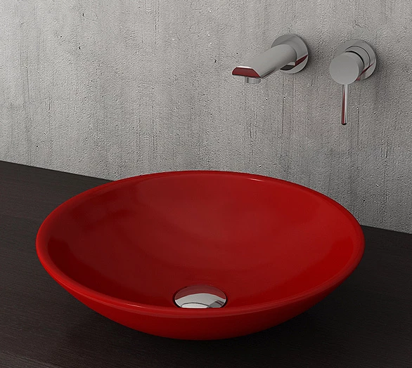 Bocchi Venezia Çanak Lavabo Kırmızı 40 cm 1120-019-0125