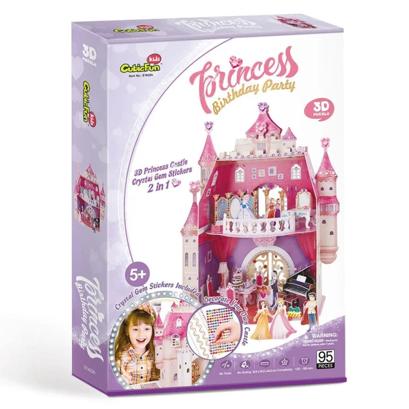 Nessiworld CubicFun Prenses Doğumgünü Şatosu 3D Puzzle - 10
