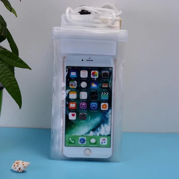 Deniz Havuz Altı Su Geçirmez Kılıf Samsung Xiaomi Apple iPhone Oppo Nokia Huawei Tüm Modelle Uyumlu - 4