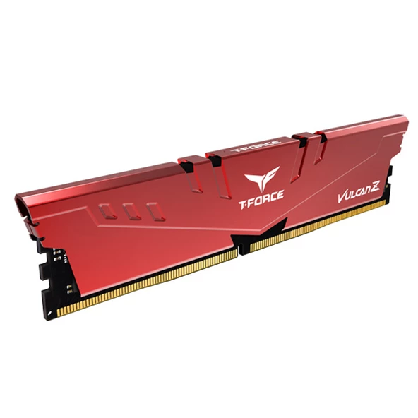 Team T-Force Vulcan Z Red 16GB(1x16GB) 3200Mhz CL16 DDR4 Gaming Ram (TLZRD416G3200HC16F01) - 4