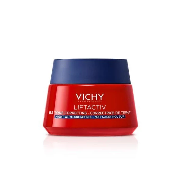 Vichy Liftactiv B3 Cilt Tonu Eşitleyici Retinol İçeren Gece Kremi 50 ML-SKT:12/2026