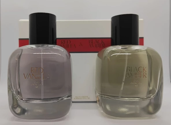 ZARA RED VANILLA EDT 90 ML + ZARA BLACK AMBER EDT 90 ML (3,0 FL. OZ). KADIN PARFÜM SETİ 2X90 ML (İNDİRİM ŞEHRİ) - 4