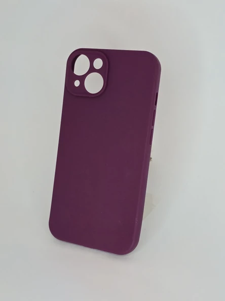 İPHONE 14 CAPPY SİLİKON MOR KILIF - 2