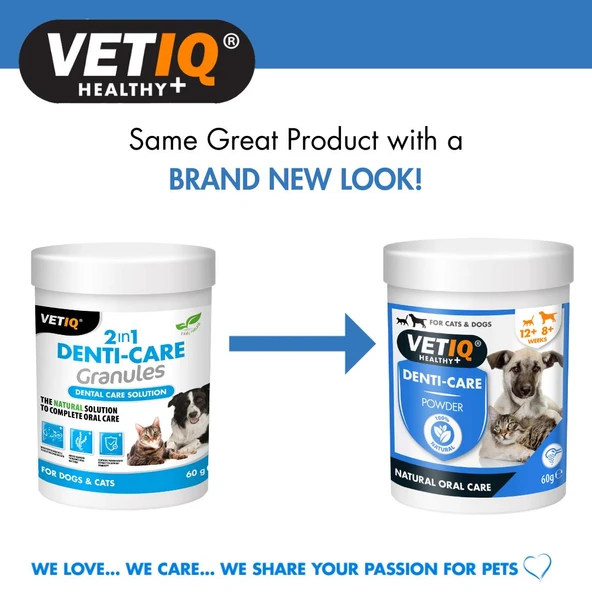 Vet IQ Kedi ve Köpek İçin Diş Bakım Tozu 60 gr - Resim 4