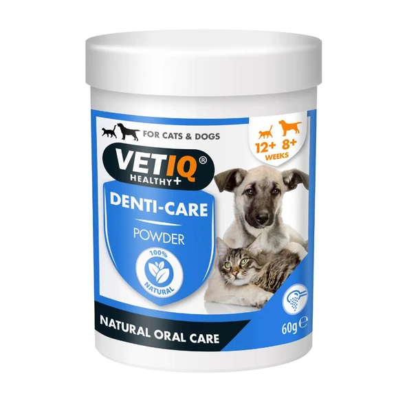 Vet IQ Kedi ve Köpek İçin Diş Bakım Tozu 60 gr ürün görseli 1