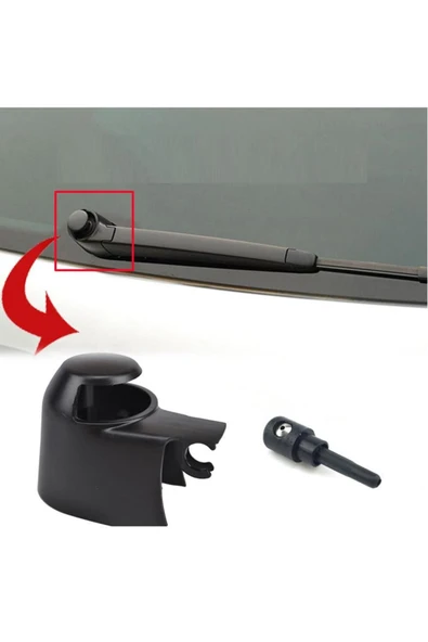 FESAN Volkswagen Golf 5 Arka Silecek Kapağı Su Atma Memesi 2004--2009 - 4