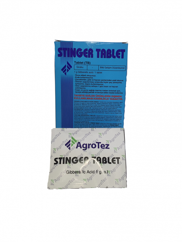 Stinger Tablet (Gibberellic Asit) 1 gramlık Tablet 10 adet.