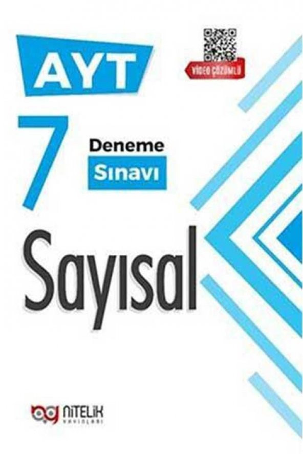 Nitelik Yks Ayt Sayısal 7 Deneme Sınavı Video Çözümlü
