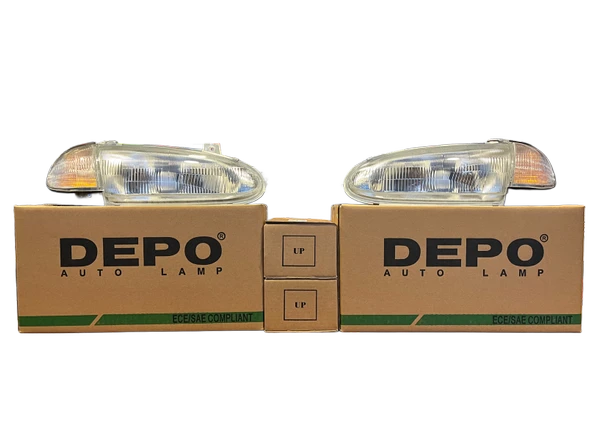 Depo Accent 1995-1997 Arası Yumurta Far Kiti 2 Far 2 Sinyal