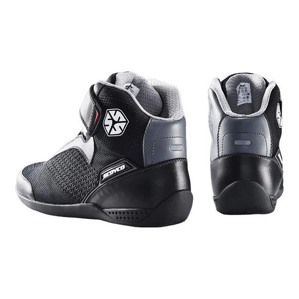 SCOYCO MT031 YAZLIK KISA BOT SİYAH-GRİ - Resim 2