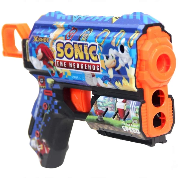 Nessiworld  X-Shot Skins Sonic Dart Fırlatıcı 8 Dartlı - 7