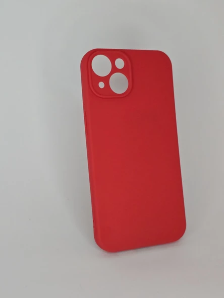 İPHONE 14 CAPPY SİLİKON KIRMIZI KILIF - 2