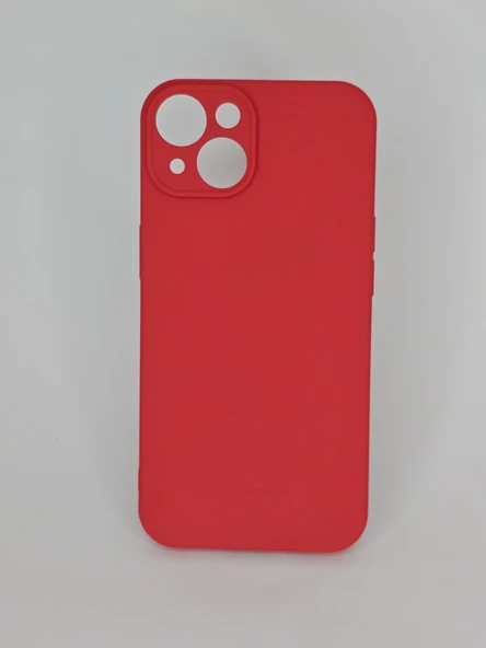 İPHONE 14 CAPPY SİLİKON KIRMIZI KILIF - 3