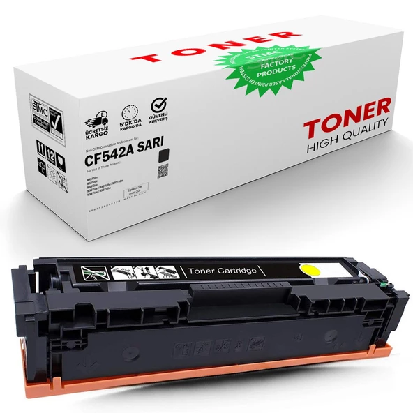 HP Color LaserJet Pro MFP M280nw CF542A Sarıi Muadil Toner