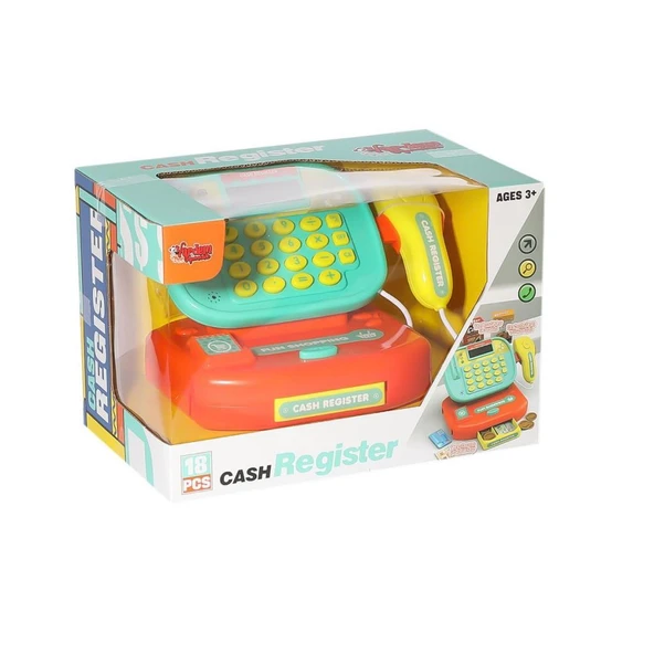 Nessi World LS820A36-8 Işıklı Hesap Makineli Yazar Kasa -Vardem - 2