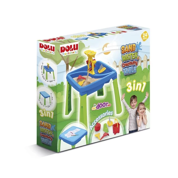 NessiWorld 3077 Su Kum Yaratıcılık Masası -Dolu - 2