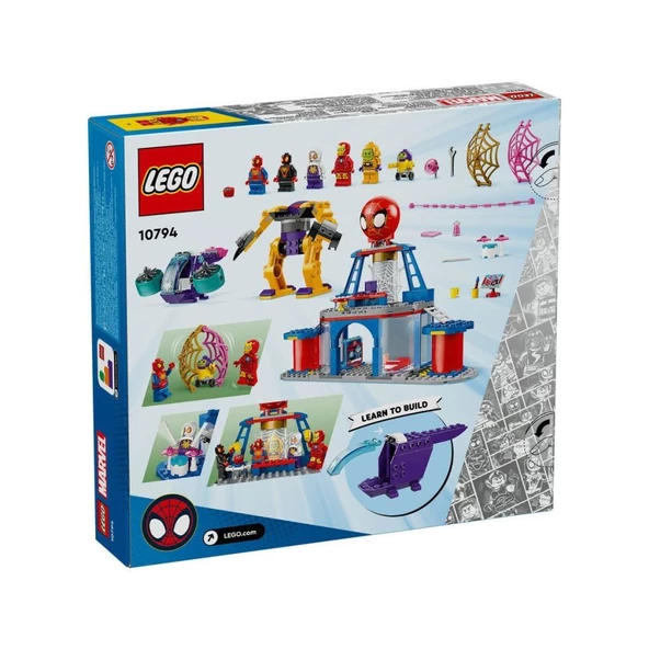 Nessiworld 10794 Lego Marvel Spidey - Spidey Takımı Ağ Örücü Karargahı 193 parça +4 yaş - 5