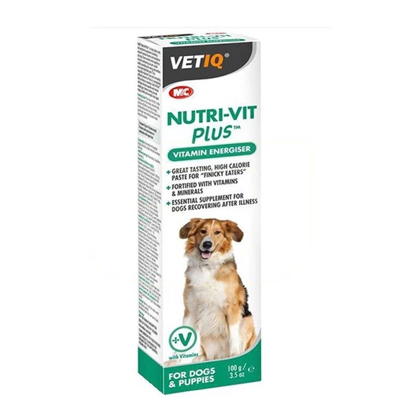 Vet IQ Nutri-vit Plus Yetişkin Ve Yavru Köpekler İçin Vitamin & Mineral Takviyesi 100 Gr
