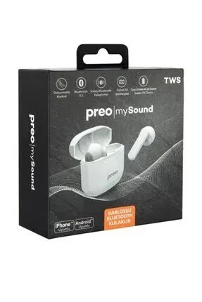 Preo My Sound MS36 TWS Beyaz Kulak İçi Bluetooth Kulaklık