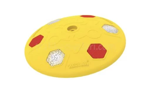 Yuvarlak Mercekli Yol Butonu Sarı Renk ürün görseli 1