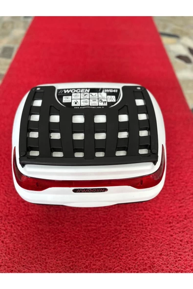 WOGEN  41 Litre Beyaz Wogen Motosiklet Arka Çanta ürün görseli 1