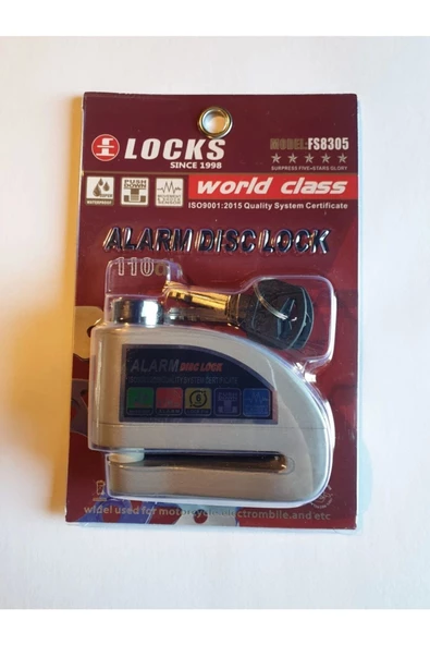 Locks  Alarmlı Motosiklet Disk Kilidi ürün görseli 1