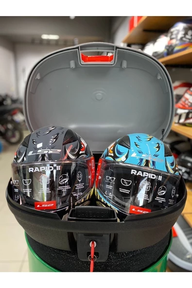 ARWİC Motosiklet Arka Çanta 46 Lt Nardo Gri Büyük Boy - Resim 5