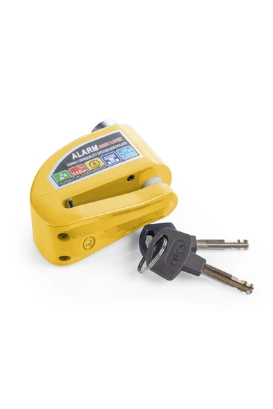 Locks  Lock Alarmlı Motosiklet Çelik Gövdeli Disk Kilidi 110dsb 6mm ürün görseli 1