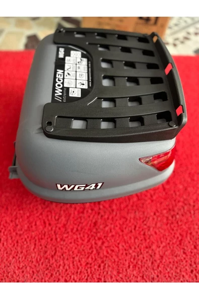 pekars  41 Litre Wogen Nardo Gri Motosiklet Arka Çanta - Resim 3