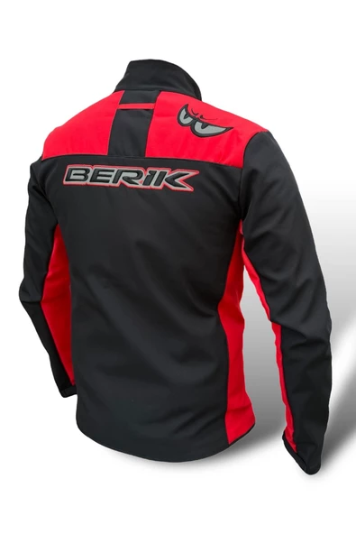 BERİK Berik Force Rüzgar Geçirmez Suya Dayanıklı Softshell Mont Kırmızı - 2