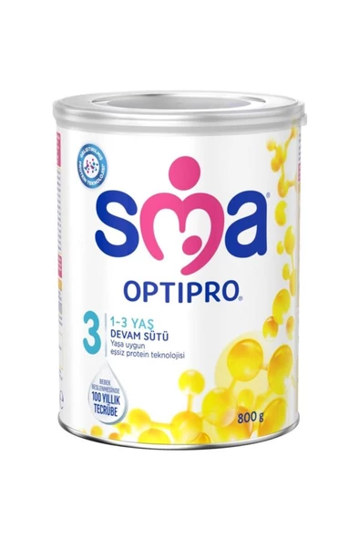 Nessiworld SMA Optipro Probiyotik 3 Bebek Devam Sütü 1-3 Yaş 800 Gr