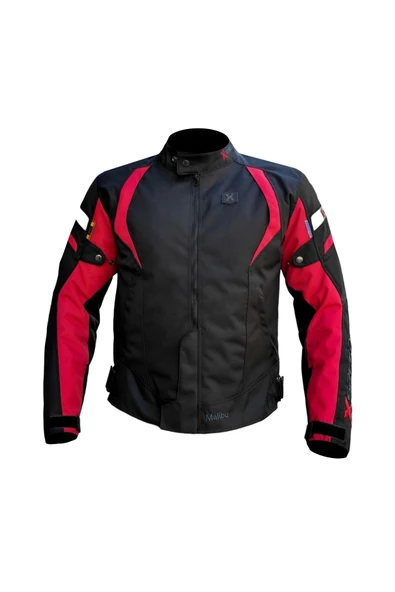 Xspeed Malibu 4 Mevsimlik Korumalı Motosiklet Montu Yeni Sezon Kırmızı - 2