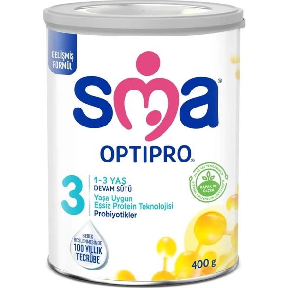 Nessiworld SMA Optipro Probiyotik 3 Bebek Devam Sütü 1-3 Yaş 400 Gr - 2