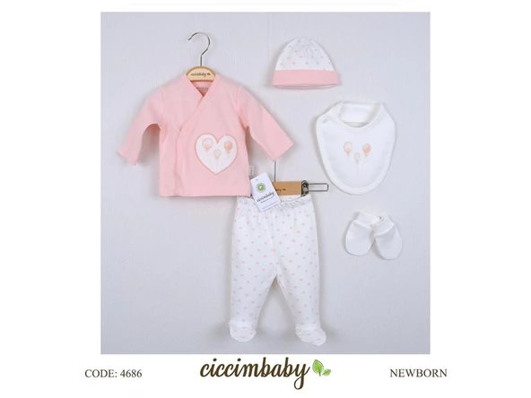 Nessiworld   4686 Zıbın Takım Pembe