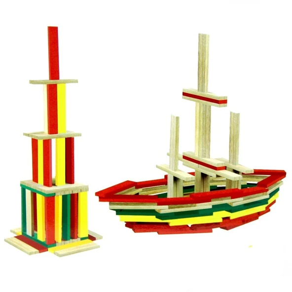 Nessiworld PlayWood Sihirli Bloklar 100 Parça 358 - 4