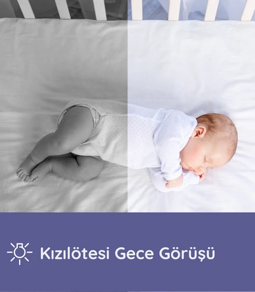 Nessiworld Motorola Hubble HBL11 Nursery View Pro Dijital Bebek Kamerası - Resim 5