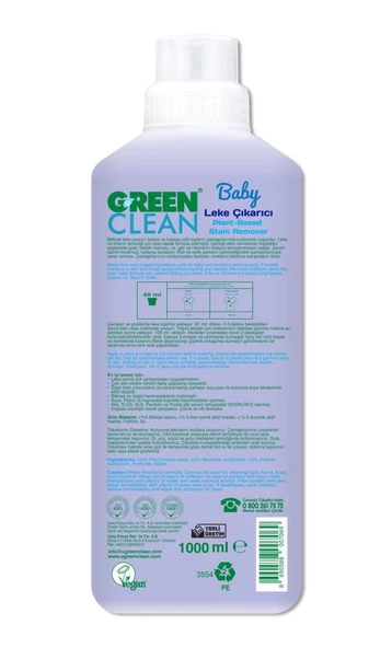 Nessiworld Green Clean Baby Bitkisel Leke Çıkarıcı 1000 ml