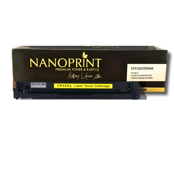 Hp CF412A Sarı Uyumlu Toner CF412A