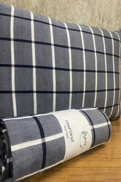 Çarşaflı Çift Kişilik Nevresim Takımı Pamuklu - 2